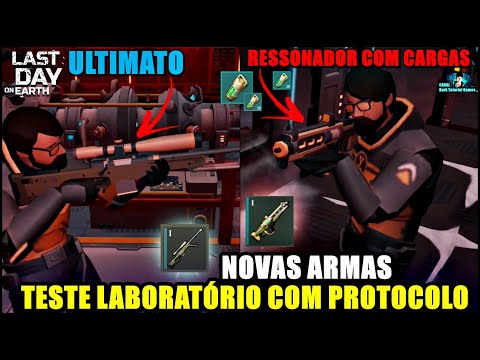 ●RESSONADOR COM CARGAS E ULTIMATO! ATUALIZAÇÃO 16👁 TESTE LABORATÓRIO COM PROTOCOLO Last Day On Earth