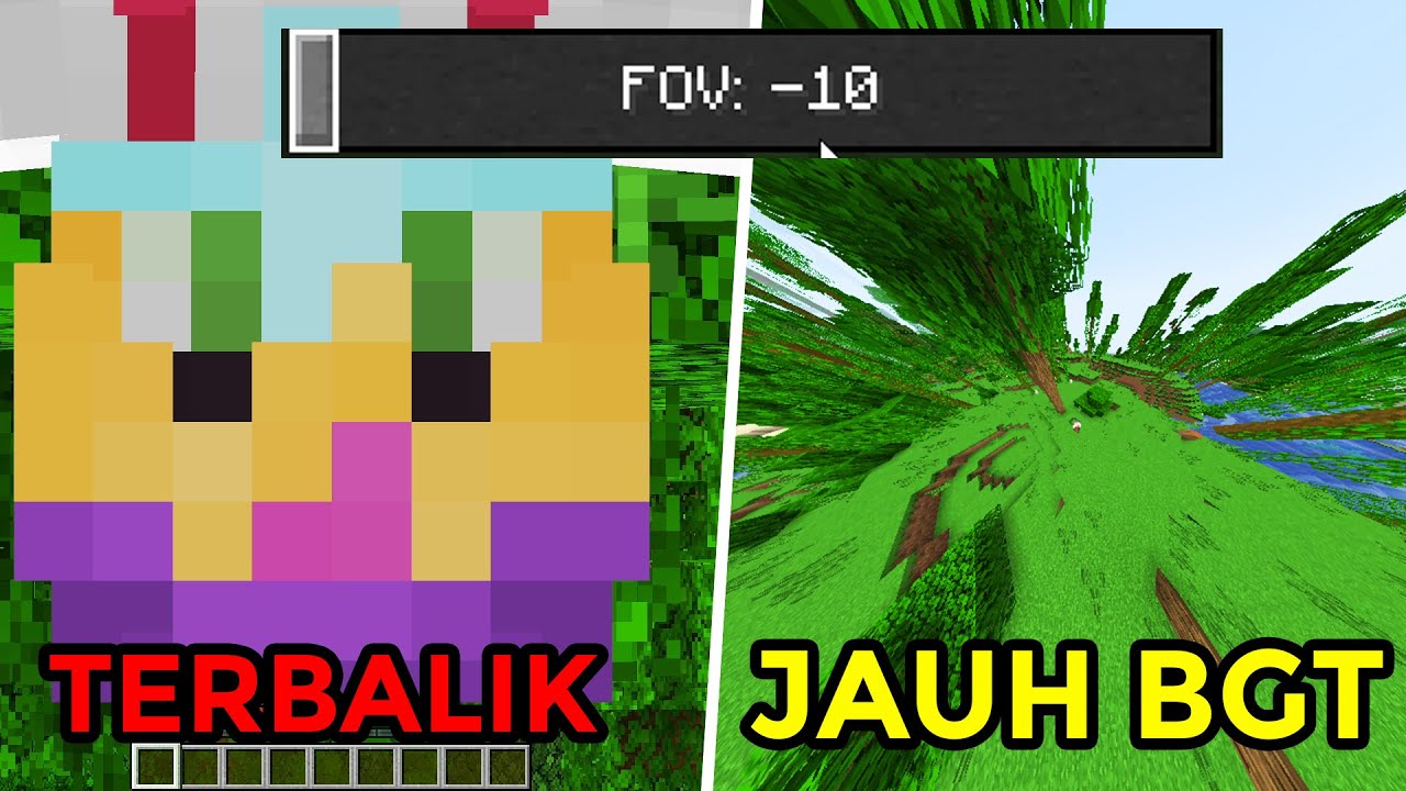 Aku RUSAK Minecraft dengan Pengaturan FOV ini...
