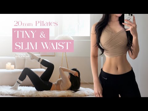 20 MIN Tiny Waist & Full Body Workout | Slim Waist Secret Pilates (It works)