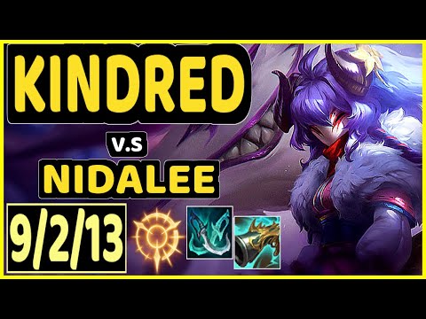 LOVELING (KINDRED) vs NIDALEE - 9/2/13 KDA JUNGLE GAMEPLAY - KR Ranked MASTER