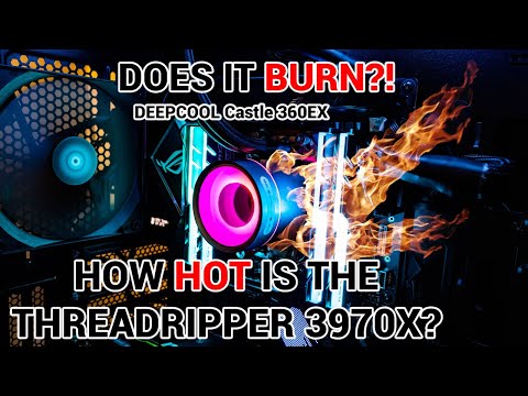 Threadripper 3970X TEMPERATURE | Cinebench r20 | How HOT does a Threadripper get 🔥
