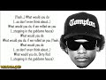 Eazy-E - Wut Would You Do ft. Dirty Red (Lyrics) - Real Hip Hop Lyrics Eazy-E - Wut Would You Do ft. Dirty Red (Lyrics)