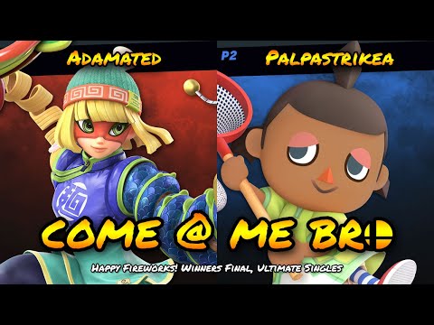 Happy Fireworks! Winners Final - Adamated (Min Min) vs Palpastrikea (Villager) Ultimate Singles