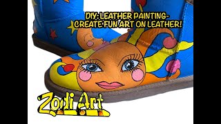 DIY:  Leather Painting - Create Fun Arts on Leather!