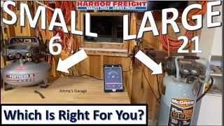 SMALL vs LARGE Air Compressor - What Do You Need?