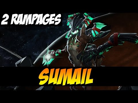 2 RAMPAGES IN 1 MATCH - Sumail Outworld Devourer - Dota 2