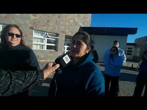 padres autoconvocados de la escuela  industrial 7 Las Heras  santa cruz ,pidiendo calefacción