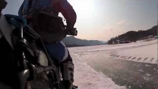 preview picture of video 'ICE BIKE FUN - 마곡 범바위 가는길'
