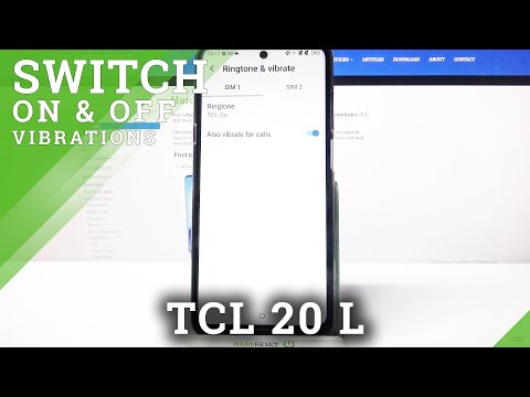 How to Access Vibrations Settings in TCL 20 L - Mange Vibrations for Incoming Calls