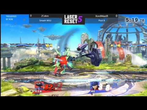 Laser Reset 5 - Smash 4 Singles - ZCakes vs. XordMaster - Pools