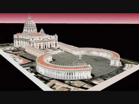 St Peter's Basilica and Bernini's Colonn