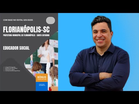 Apostila Concurso Prefeitura de Florianópolis - SC 2026 - Educador Social