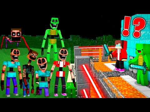 Scary JJ and Mikey MIMICS & HORROR Mimics vs Security House JJ and Mikey in Minecraft! - Maizen