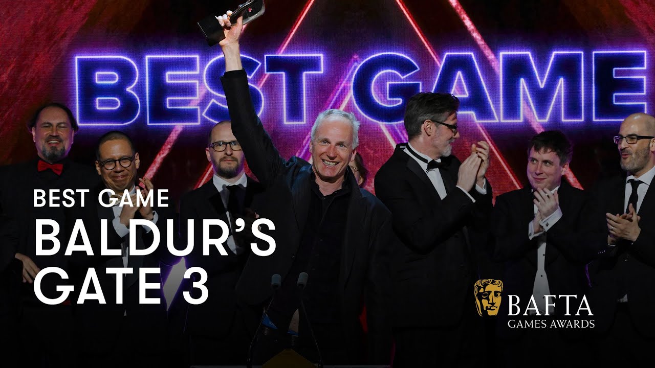 Baldur's Gate 3 wins Best Game | BAFTA Games Awards 2024 - YouTube