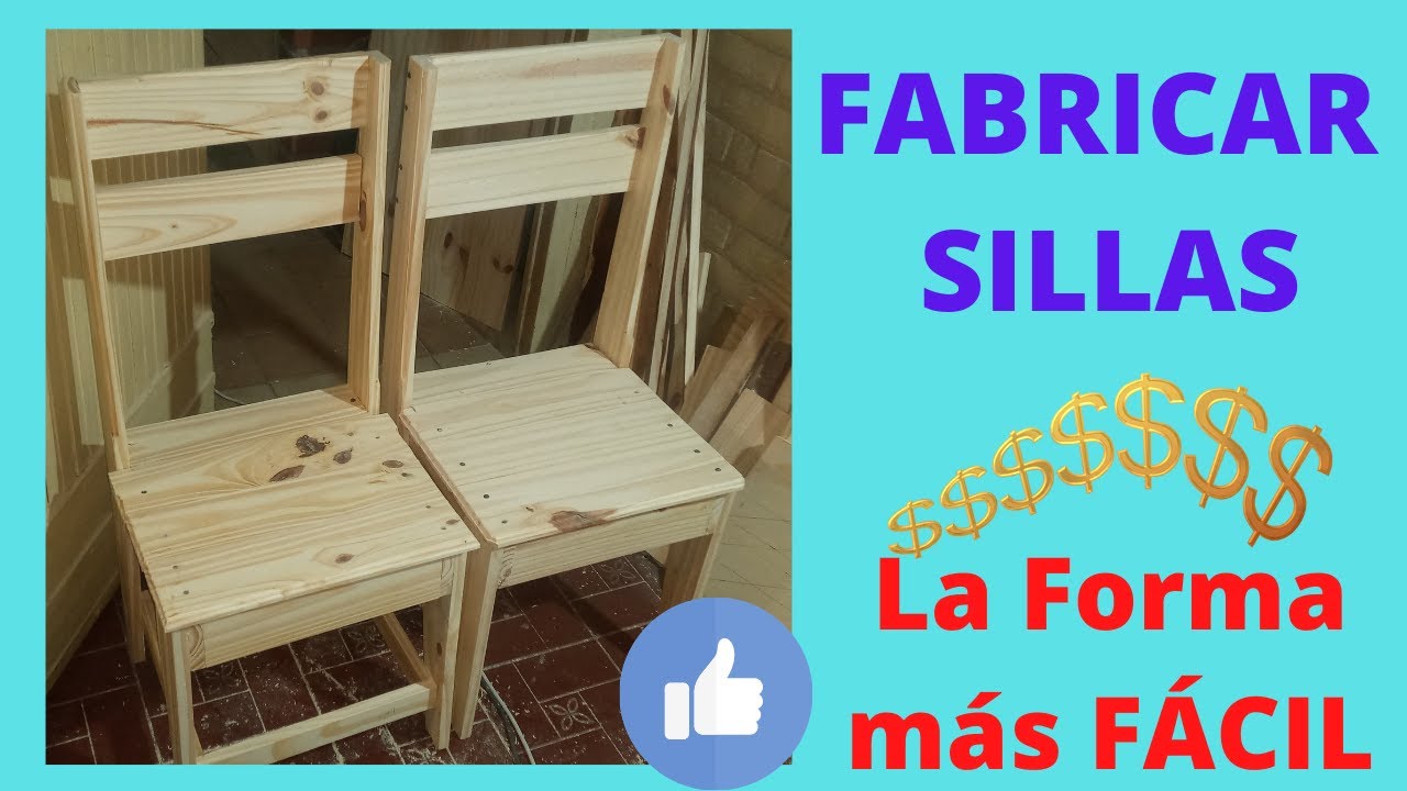 Watch SILLAS DE MADERA, LA FORMA MÁS fÁCIL DE HACER. Woodworking. Now SILLAS DE MADERA, LA FORMA MÁS fÁCIL DE HACER. Woodworking.