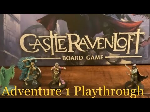 D&D Castle Ravenloft Board Game - How to Play with Gameplay - Adventure 1