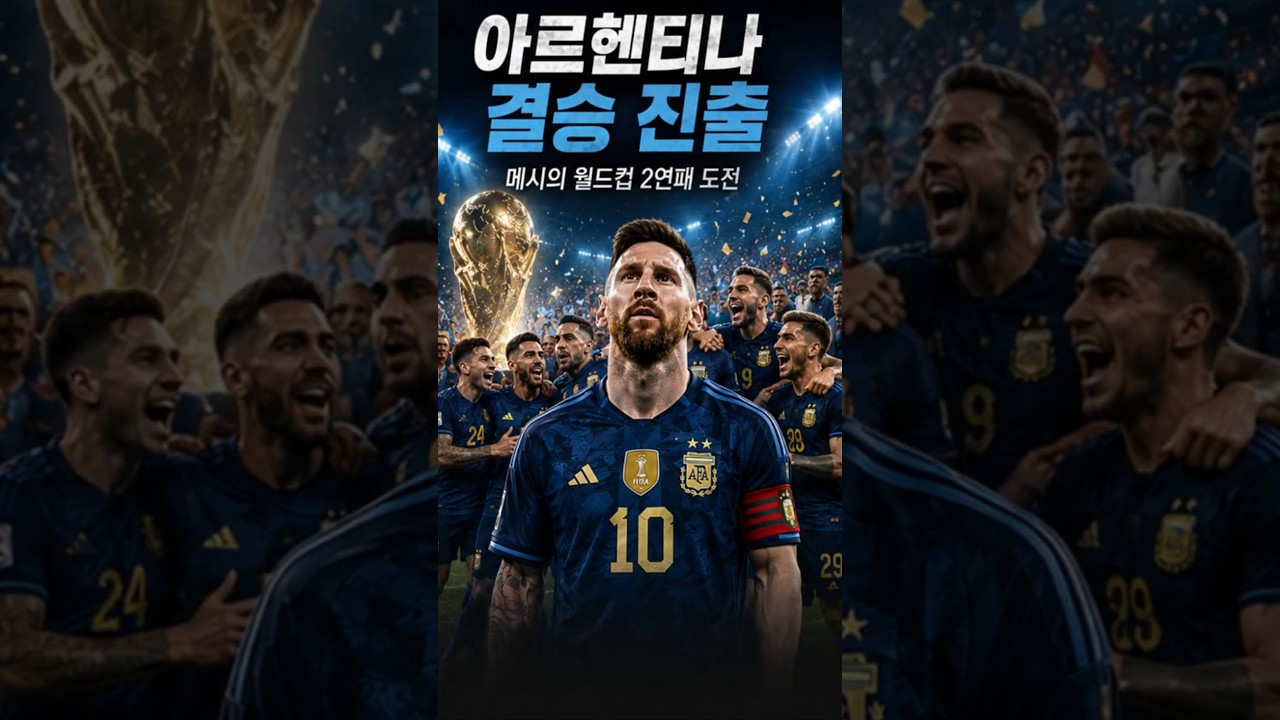 아르헨티나 잉글랜드 월드컵 4강전 하이라이트!  잉글랜드VS아르헨티나 역전승~! 메시는 메시~ 동점골,역전골 어시스트!  #메시 #케인 #엔소 #라우타로 #월드컵4강전