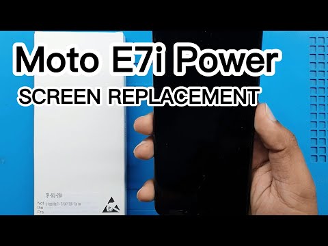 Motorola E7/E7i POWER XT2097 - LCD (screen) replacement.