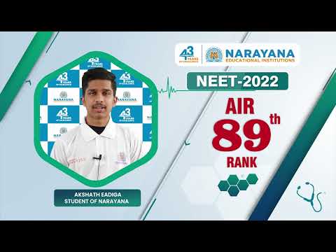 Be The Next Akshath - NEET  UG  2022 #AIR 89 And Wear the Doctor's Coat