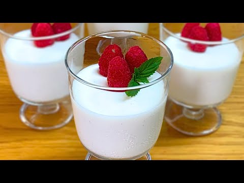 PANNA COTTA "LIGHT" preparata senza Gelatina