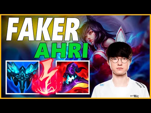 ⚡FAKER AHRI MID GAMEPLAY⚡SEASON 12 LEAGUE OF LEGENDS