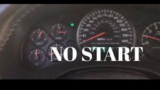 TROUBLESHOOTING a No CRANK NO START PROBLEM ON A 2002 CHEVY MONTE CARLO....SOLVED
