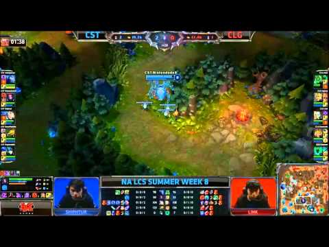 LoL Classics #12 CST vs. CLG - Ezreal Blue Buff steal