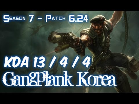 GANGPLANK Korea vs MORGANA Top - Patch 6.24 KR Ranked