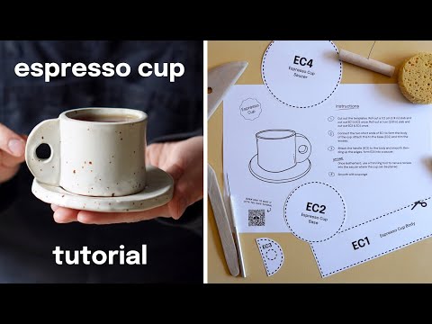 DIY Espresso Cups (with templates!)