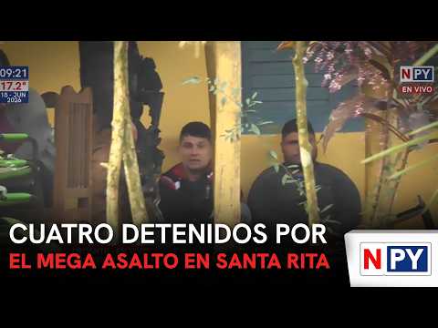 Cuatro detenidos por el mega asalto en Santa Rita