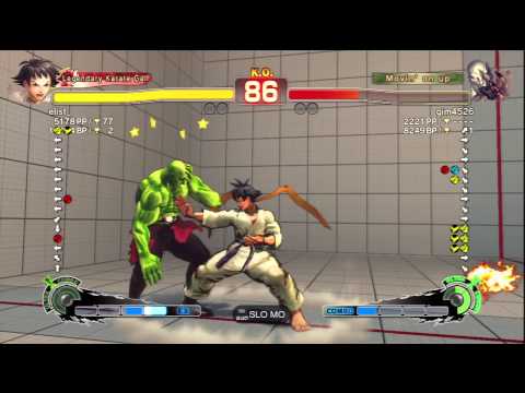 elist_ (Makoto) Vs gim4526 (Seth) SSF4 AE Ranked Matches - PSN