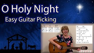 Download lagu O Holy Night (Easy Guitar Picking Key of G) mp3