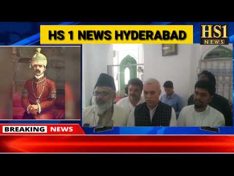 Anjuman muslim Danishwaran Osmanian ki janib se Nawab mir Osman Ali khan  ki 55 Vin Barsi par Chadar