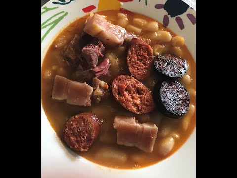 How to make traditional ASTURIAN FABADA.