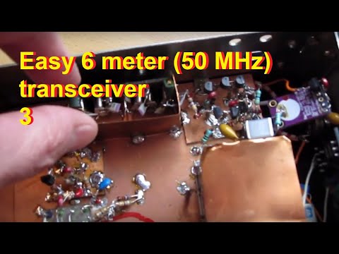 3: DIY experimental 6 meter (50 MHz) SSB transceiver  bi-amp, crystal filter and mixer