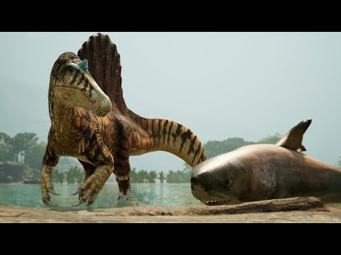 Spinosaurus ist das Tier, in das ich mich für dieses Video verwandelt habe. – Pfad der Titanen