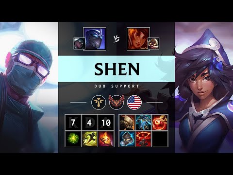 Shen Support vs Taliyah - NA Grandmaster Patch 25.21