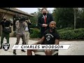 Charles Woodson Finds Out He's a Hall of Famer | Las Vegas Raiders