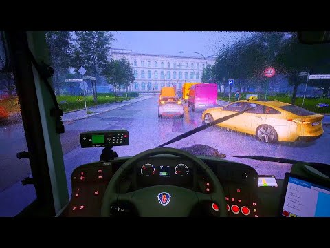 Rainy Day Drive | The Bus 2021 | Scania Citywide | Unreal Engine 5