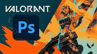 Designing a Valorant Styleframe | Raze
