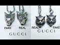 Anger Forest Wolf Head Necklace In Silver