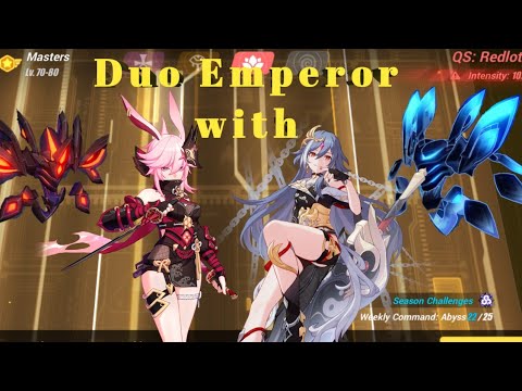 Duel between DJ and HOS!!! | Q - Singularis RedLotus Duo Emperor 107 Eh | Honkai Impact 3 SEA