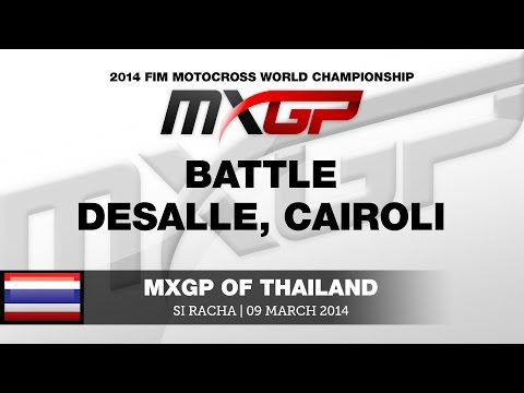 MXGP of Thailand 2014 Desalle and Cairoli Fight - Motocross