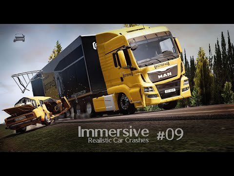 Immersive Realistic Car Crashes #09 - BeamNG Drive