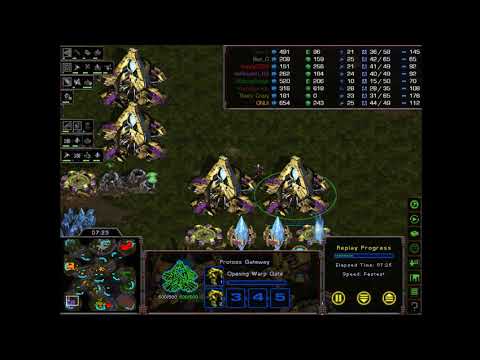 4V4 Starcraft BGH Big Game Hunters - Replay