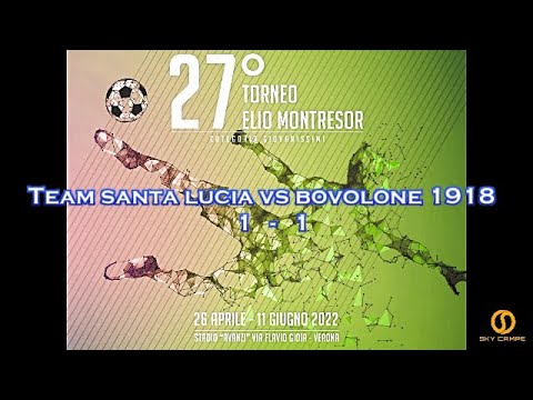 27° TORNEO ELIO MONTRESOR  – TEAM SANTA LUCIA vs BOVOLONE 1918 – 10.05.2022