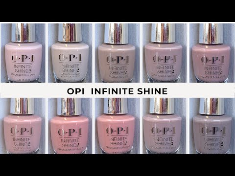 OPI Infinite Shine. Beautiful Nude Shades [LIVE SWATCH on REAL NAILS]