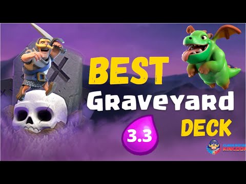 #1 GRAVEYARD DECK GAMEPLAY | EASY PUSHES + INSANE DAMAGE | CLASH ROYALE