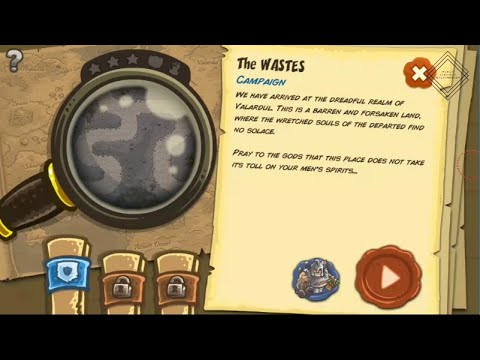 Kingdom Rush - The Wastes (Level 10) Campaign Hard/Veteran Difficulty Walkthrough