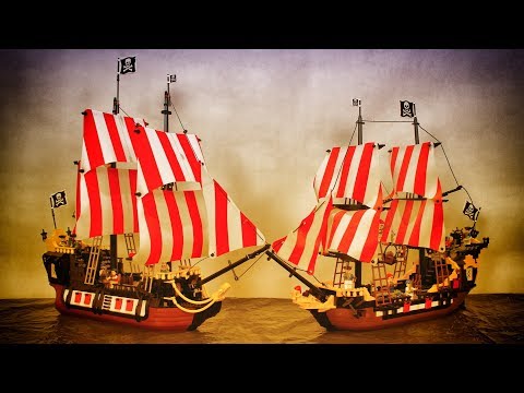 LEGO Black Seas Barracuda 6285 vs. Pirates of Barracuda Bay 21322 (Ship) Compare / Differences